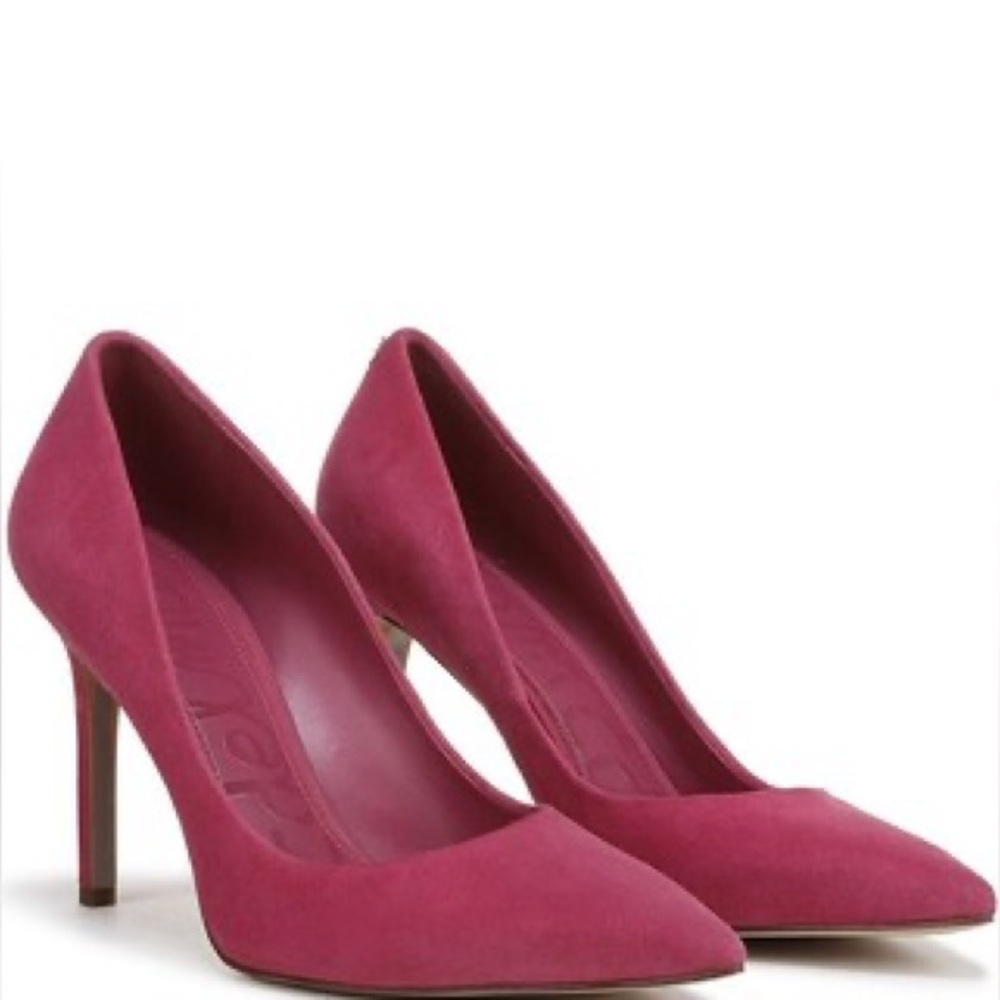 Sam Edelman • 
Hazel Suede Pointed Toe Stiletto Pumps